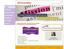 Tablet Screenshot of jininnovation.com